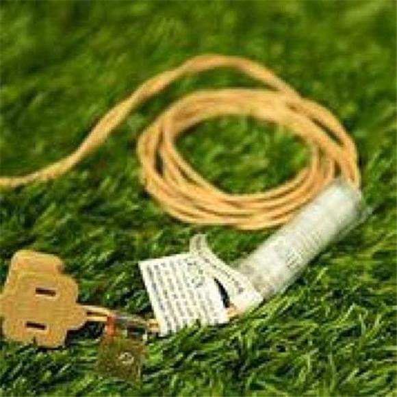 35"H Outdoor Rattan Holiday Reindeer Lawn Decoration with White Lights - Picture 4 of 5